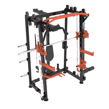Multi Functional Weight Lifting Training functional trainer all in one power cage squat rack with weight stack