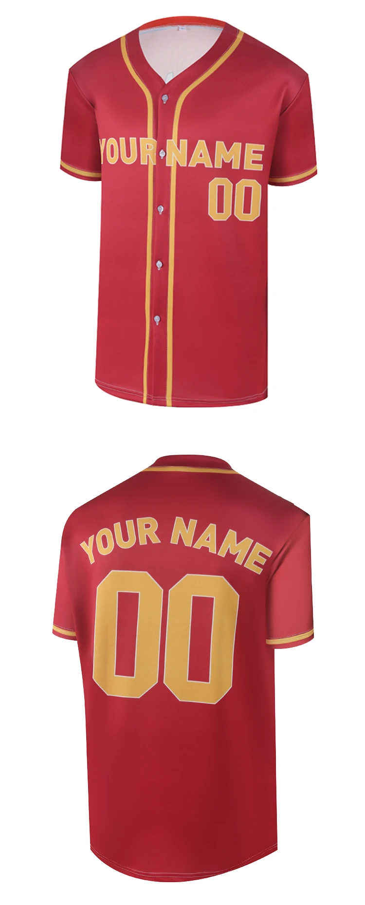 Wholesale Custom Mesh Blank Baseball Jersey Quick Dry Hip Hop Baseball Shirts Wear 3D Printed Oversi