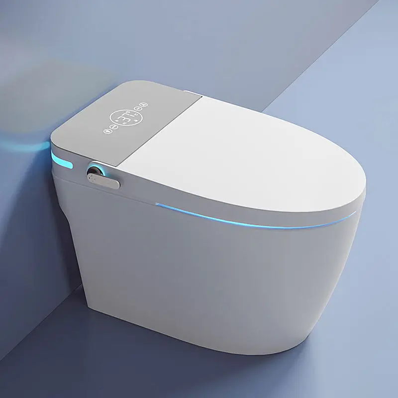 Automatic Flush Intelligent Electronic Bidet Toilet Bowls One Piece Bathroom Smart WC Toilet