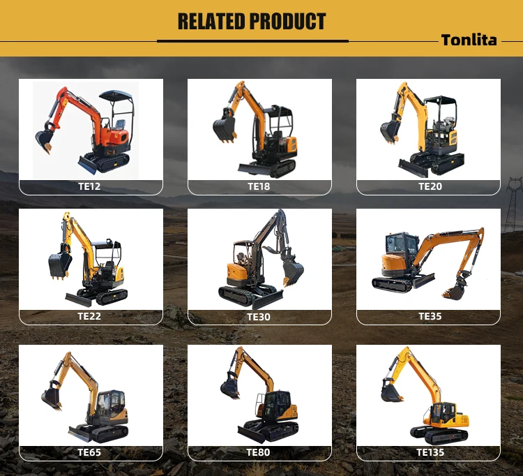 TONLITA Mini Excavator - 3.5 Ton Kubota Engine Crawler Digger