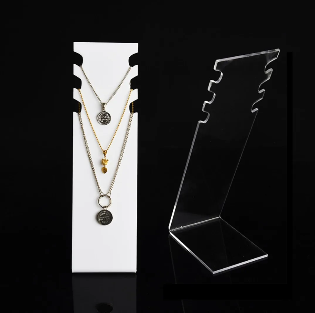 Xinkeda Jewelry Display Necklace Stands Acrylic Necklace Jewelry