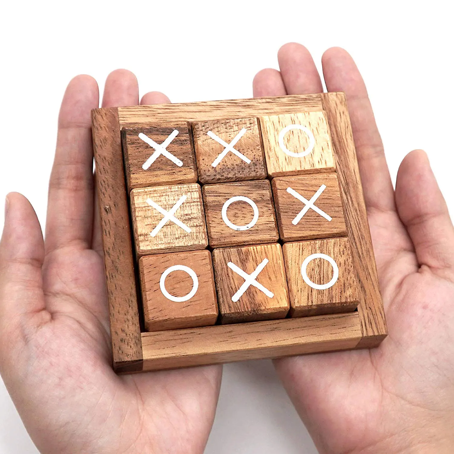 3D Tic Tac Toe - Wooden XOXO Game