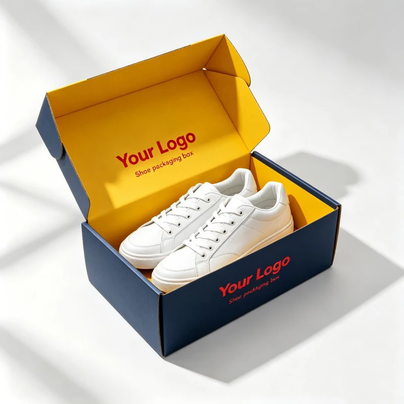 Scatola postale per scarpe all'ingrosso, personalizzata in cartone ondulato, adatta per spedizioni e trasporto di scarpe da ginnastica