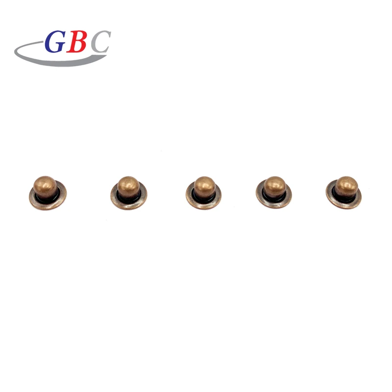 Заводская цена металлические обратные медные заклепки джинсы