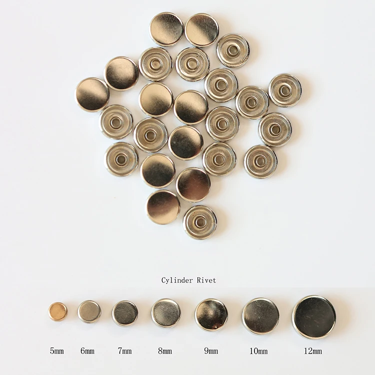 Rivet Stainless Steel Flat Head Semi-hollow Brass Deep Hole Half ...