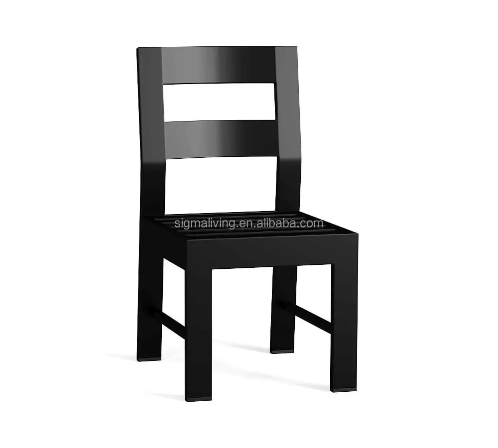 patio furniture aluminum dining table and dining chair set outdoor dining table set