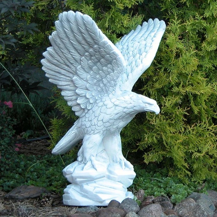 Source Large animals decorative outdoor marble eagle sculpture on