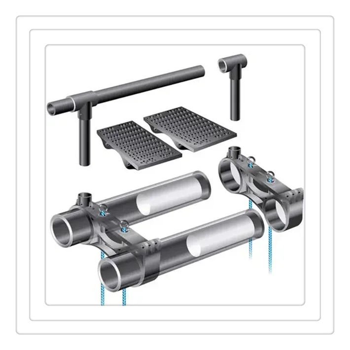 Circle Floating Aquaculture Equipment System rainbow Trout Fish Farming Cages