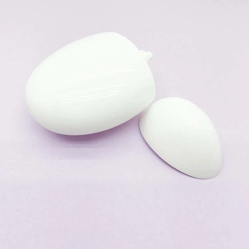 Flacone di crema solare per la cura della pelle a forma di uovo da 50 ml, BB Cream, lozione per le mani, cosmetici, imballaggio in plastica PE, elegante confezione per cosmetici