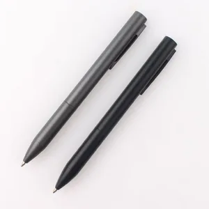 Promotion Personalized Luxy Heavy Black Matte Metal Ball Pen With Custom Logo Business Advertising Printing for Stationery Gifts