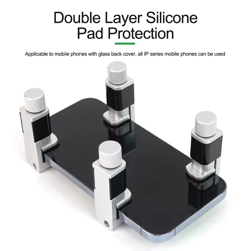 RELIFE RL--008A Adjustable LCD Screen Fixing Clip Silicone Padded Phone Screen Pressure Clamp Non-scratch Fixture