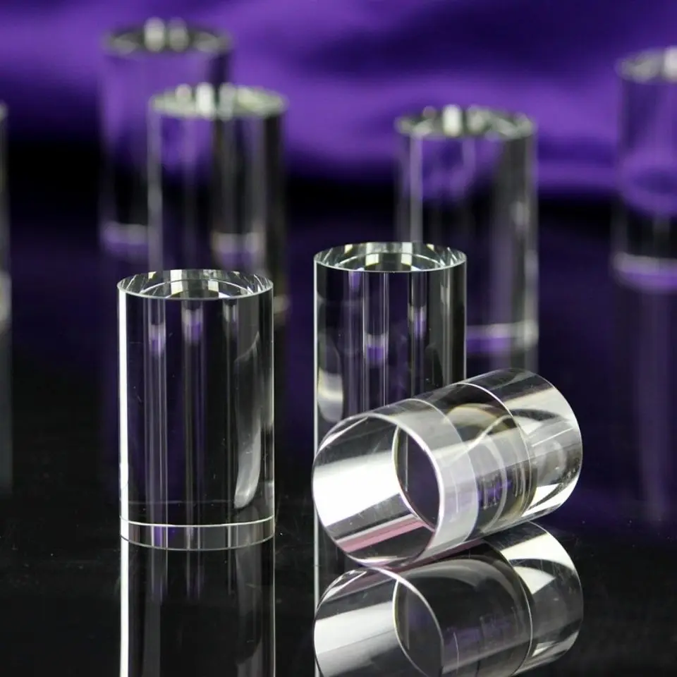 Custom Clear Round Block Solid Acrylic Column Rod Display Riser Perspex Cylinder