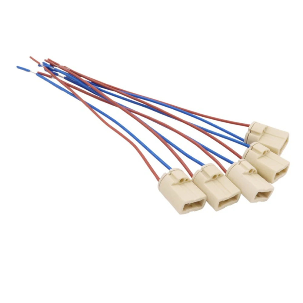 Douille pour ampoule,Lot de 6 supports de lampe G9, douille halogène G9 filetée en céramique
