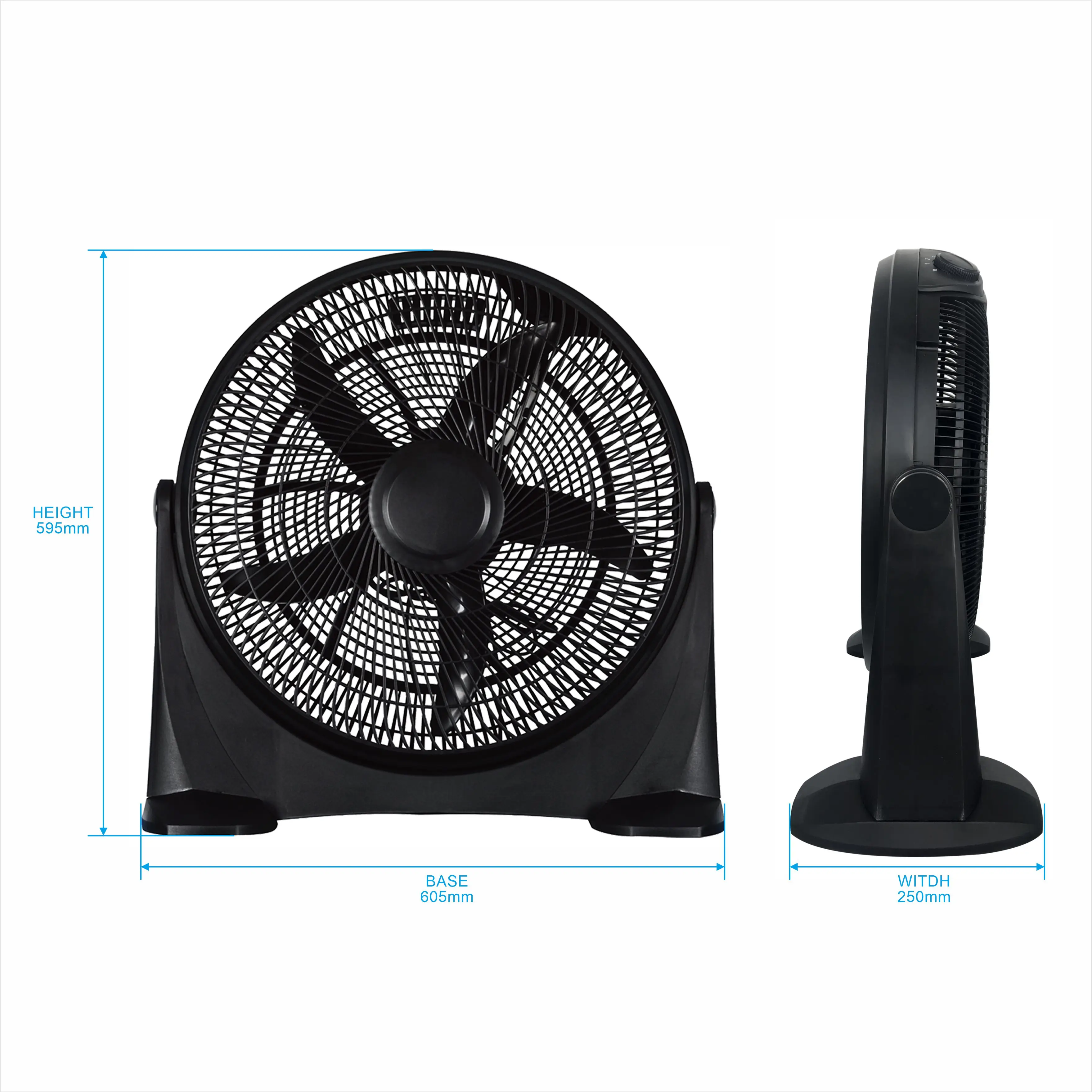 Hot Sale 20" Strong Air Remote Control Table Box Fan For Outdoor