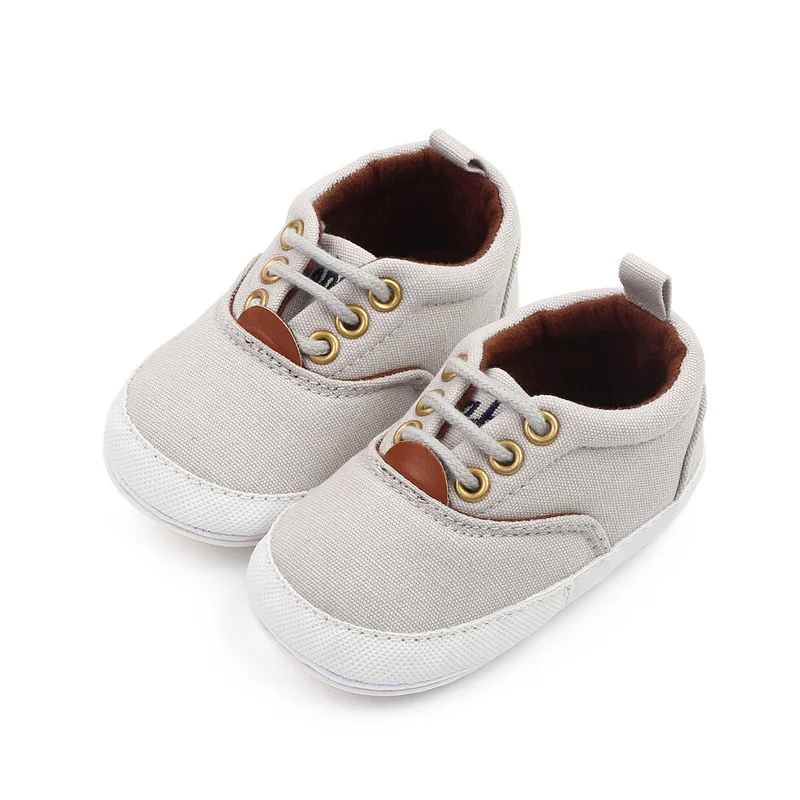 2022 Spring Autumn Solid Baby Sneakers for Boys and Girls Canvas Toddler Casual Shoes supplier