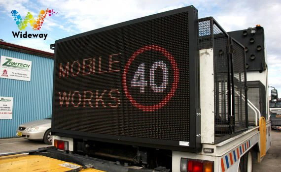 Truck Vehicle Mounted LED Message Display - 200m+ Visual Distance