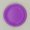 Plato morado de 7 pulgadas * 10 piezas
