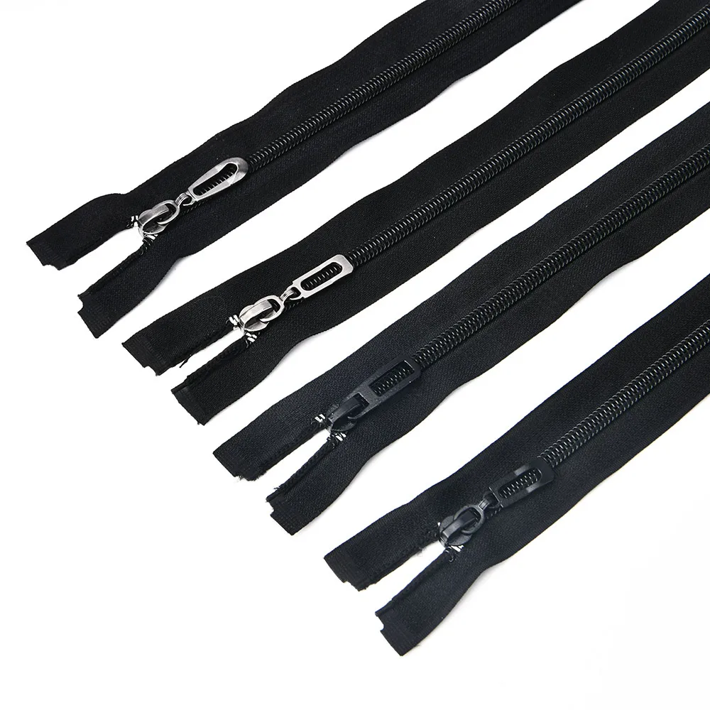Long Chain 5 Nylon Zipper With Anti Black Nickel Slider For Arab Robes