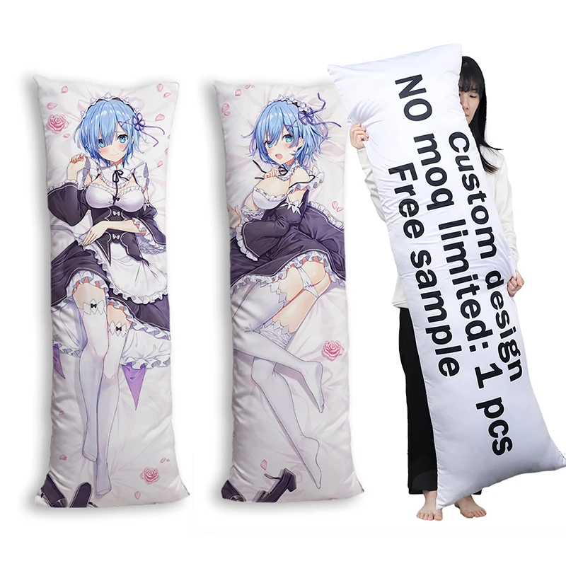 Peach Skin Dakimakura Pillow Cover Customized Hentai Hugging Dakimakura Anime Body Pillow Rem