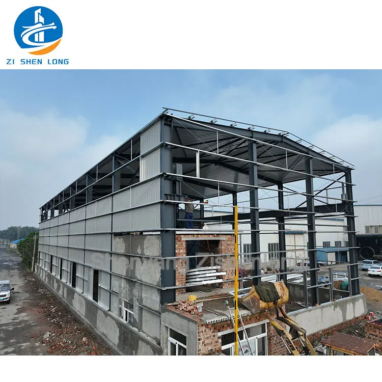 Bâtiment en structure métallique 200 m2 Atelier préfabriqué Entrepôt industriel