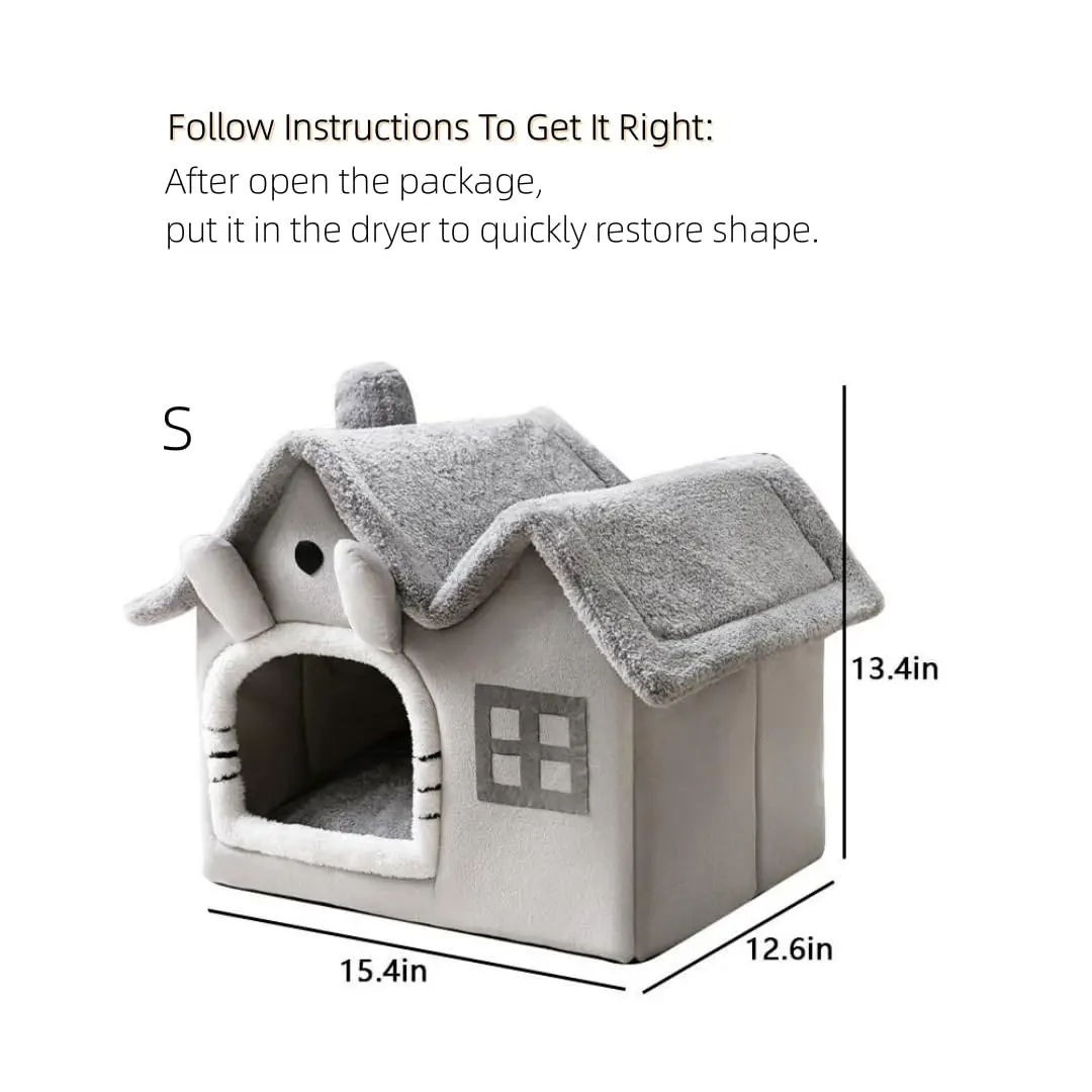 Insulated Indoor Dog House For Small And Mediumsized Dogs Detachable