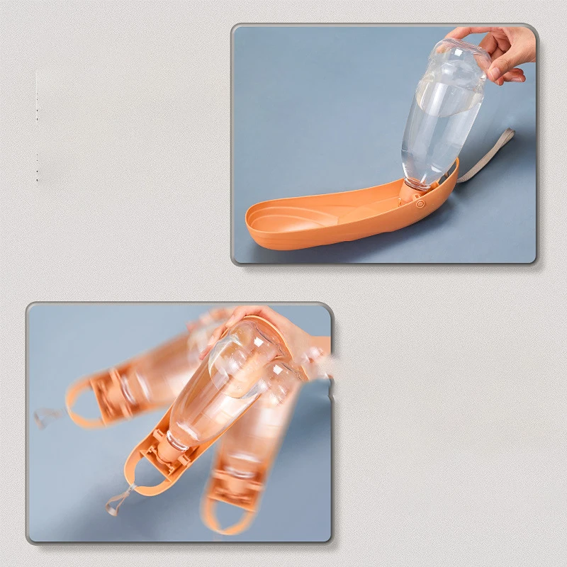 Dogs On The Go Water Bottle Pet Waterer Drinking Water Out Of The House