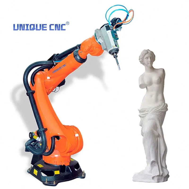 Stone Machinery 7 Axis Robot Arm Cnc 3d Sculpture Engraving Machine Stone Statue Curving Machine for Marble Granite