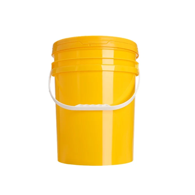 5 gallon barrel metal handle with lid paint barrel factory direct sales 20 liter plastic barrel round
