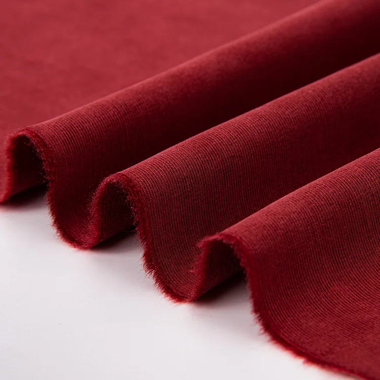 C18 Cupro ребро сплошного цвета 46% 54% Вискоза ткань