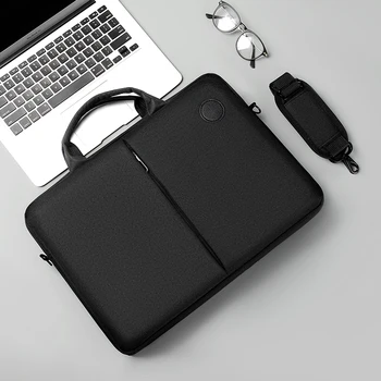Custom Logo Waterproof Lightweight Men's Shoulder Bag Travel Work SchoolLaptop Case Bag Protective Bag