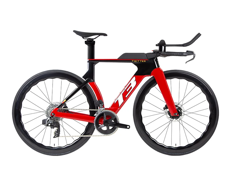 Twitter T3 Lightweight Full Carbon Triathlon Bike Frame - Aero TT Road ...