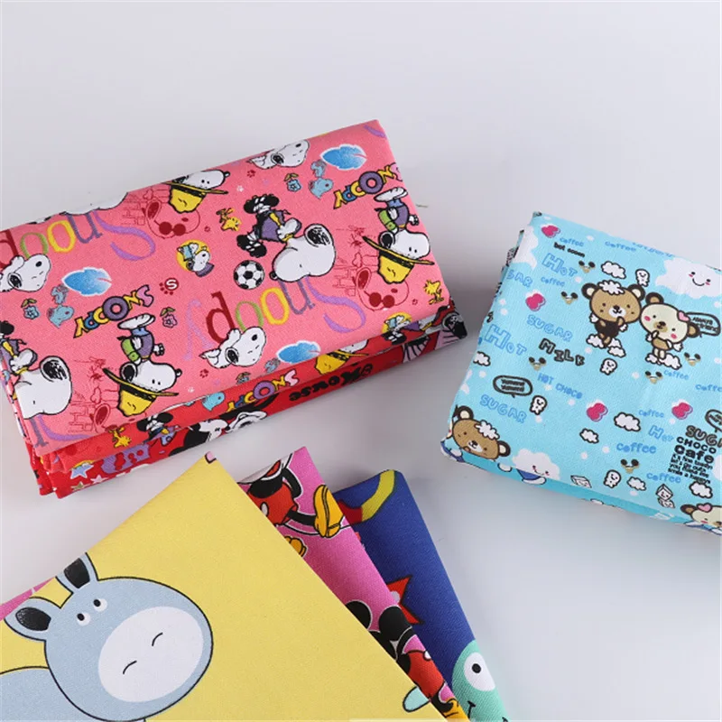 Custom Digital Printing Plain Waterproof 8OZ 16OZ 100% Cotton / 100% Polyester Canvas Fabric for Handbag