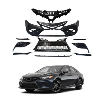YBJ Car accessories auto body parts front rear bumper bodykit for camry 2018 USA XV70 ASV70 SE XSE sports body kit