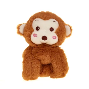 New Cute Novelty Monkey Huggers Slap Bracelet Plush Toy Embroidered Wristband PP Cotton Filled Stuffed Animals for Kids