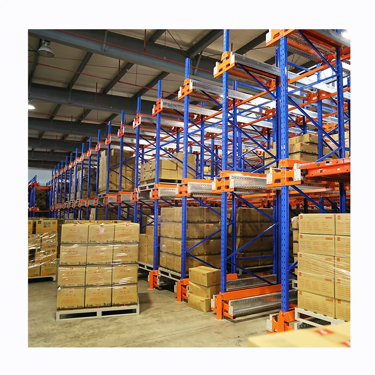 Jracking New Semi-automated Metal Rack Warehouse Pallet Stacking Radio Shuttle Racking System
