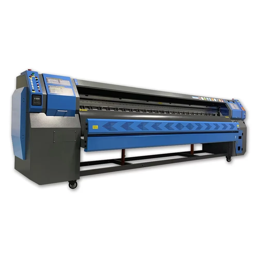 Hot sale Advertising printing machine 3.2m print width Solvent format large inkjet printer for outdoor advertising printing