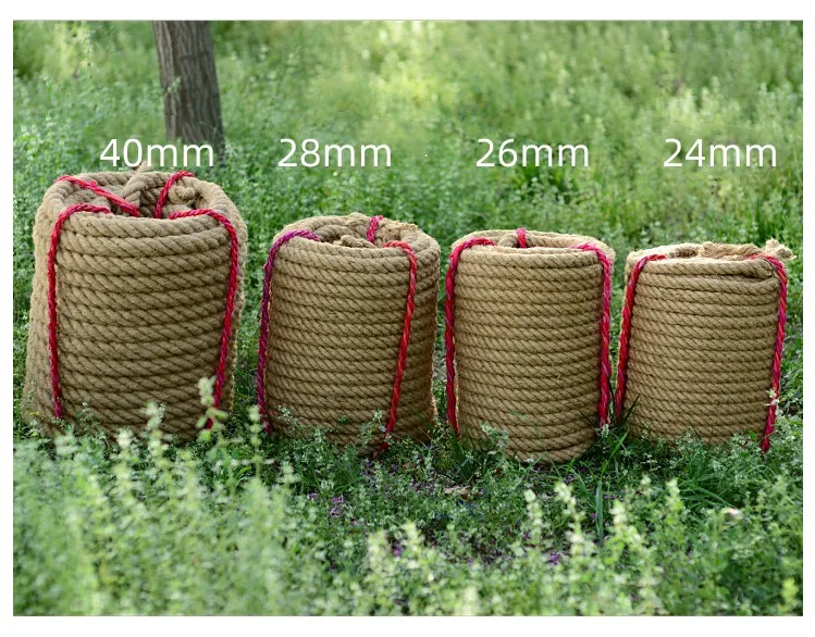 Natural Jute Rope - Durable and Versatile Twisted Hemp