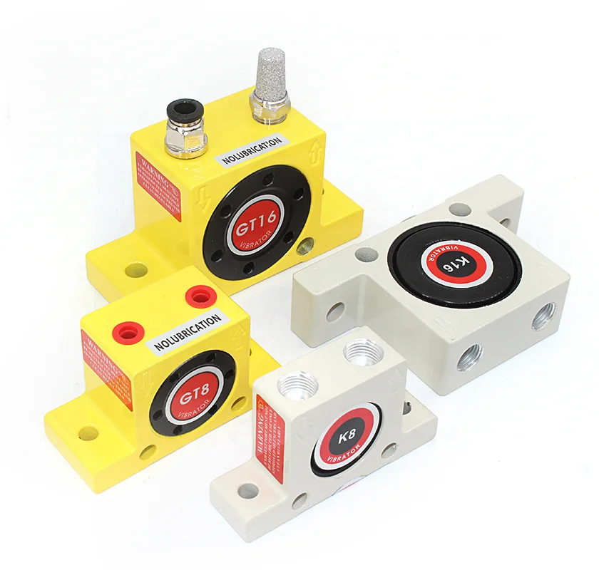 Pneumatic Vibrator GT8 - Aluminum Alloy Air Turbine Oscillator 130-11150N  For Industrial Conveyors & Bins Air Turbine Oscillator Industrial GT-8/10/13/16/25 pneumatic vibrator K-08 cylinder powerful oscilla