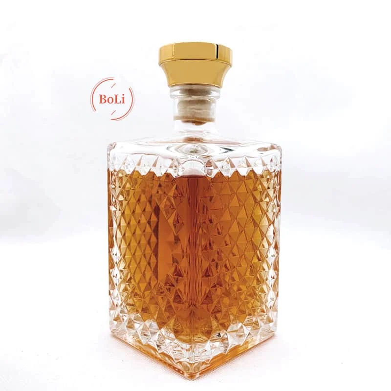 Small Empty Spirit Whisky Wine Bottle 50ml Mini Glass Alcohol Liquor