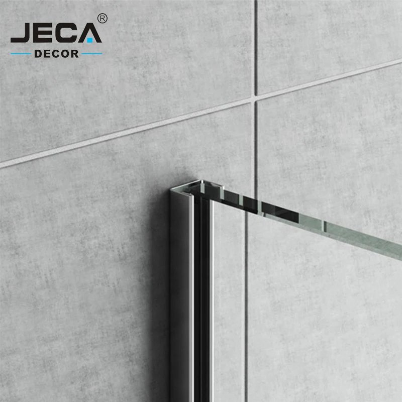 Foshan JECA Factory Directly U Channel Glass Profile Aluminium Shower Wall Profiles for Decoration 304/316 Tile Trim