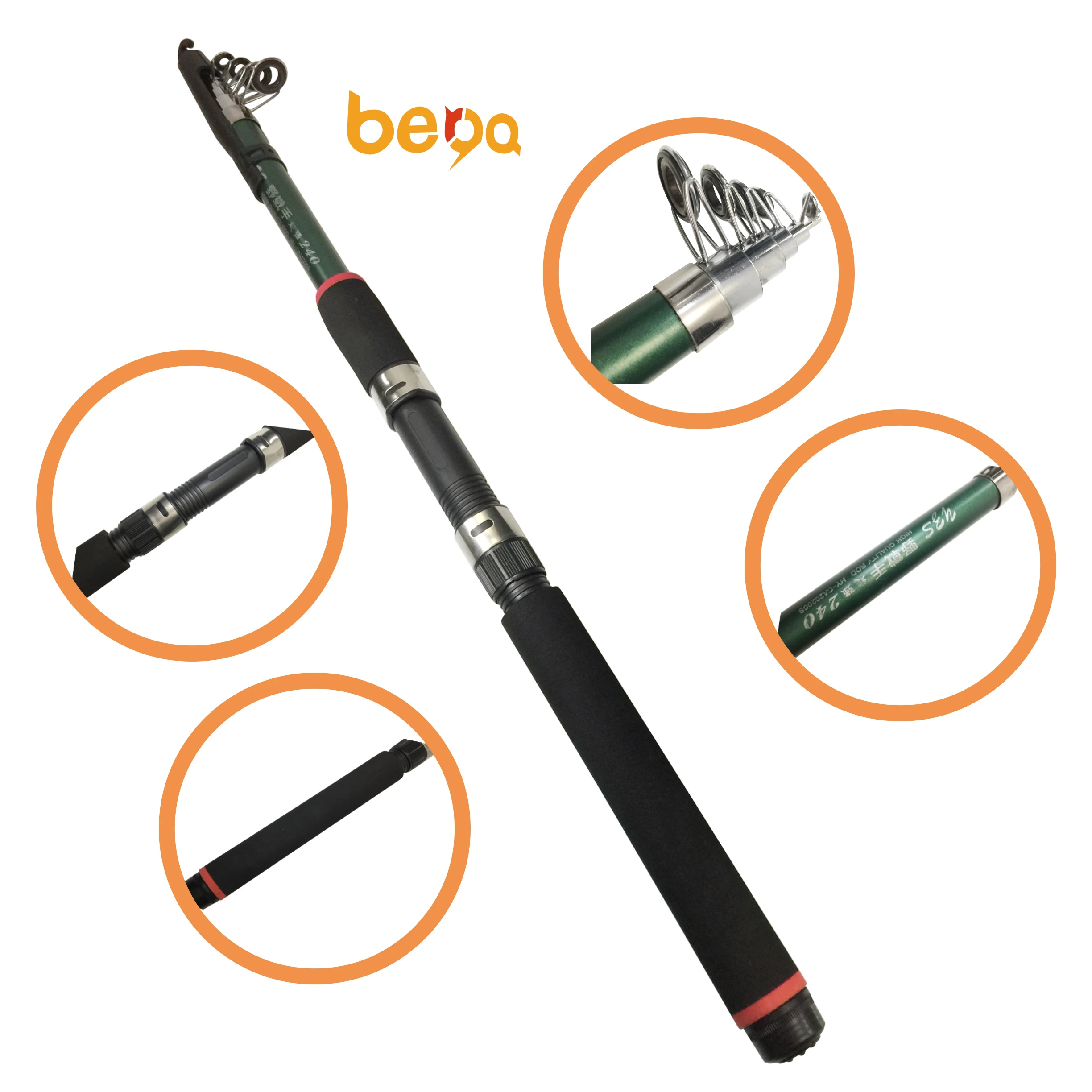 New Spinning Telescopic Fishing Rod and