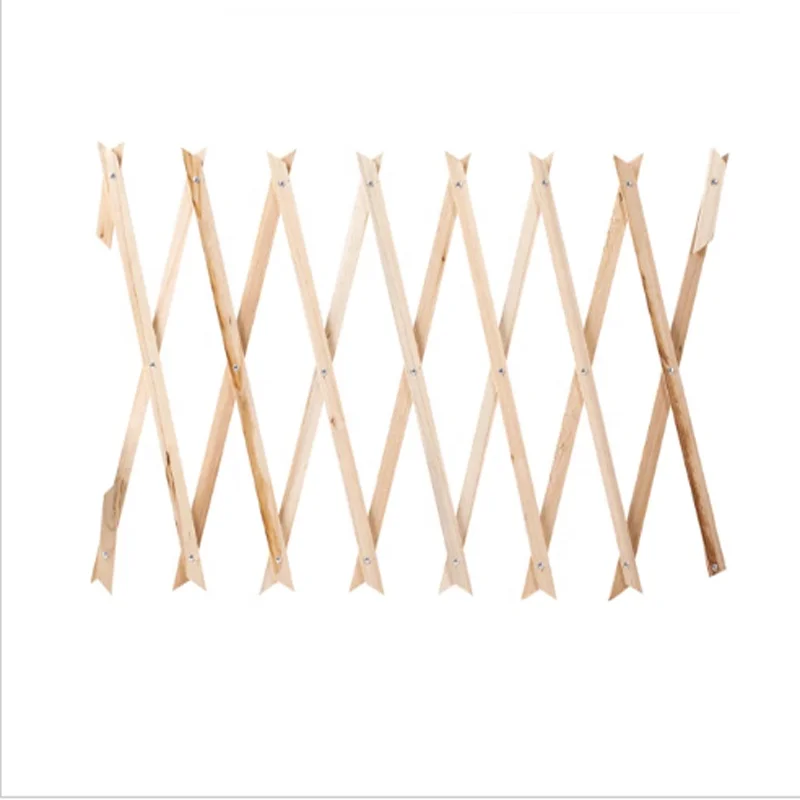 Retractable Trellis Flower Stand Anti-corrosion Anti-insect Folding Expandable Wooden Trellis Fence for Courtyard Decoration Expanding Wooden Trellises Garden Plant Support Wooden Trellis