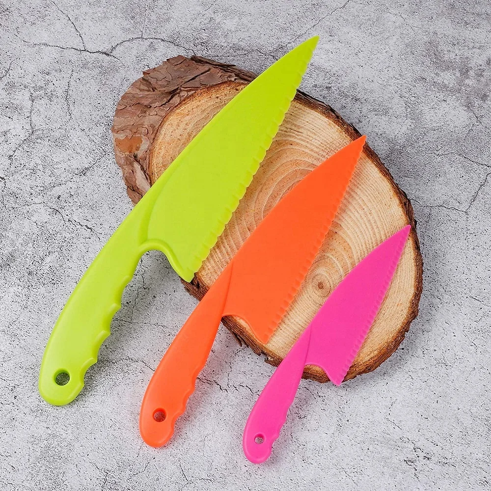  Kids Plastic Kitchen Knife Set