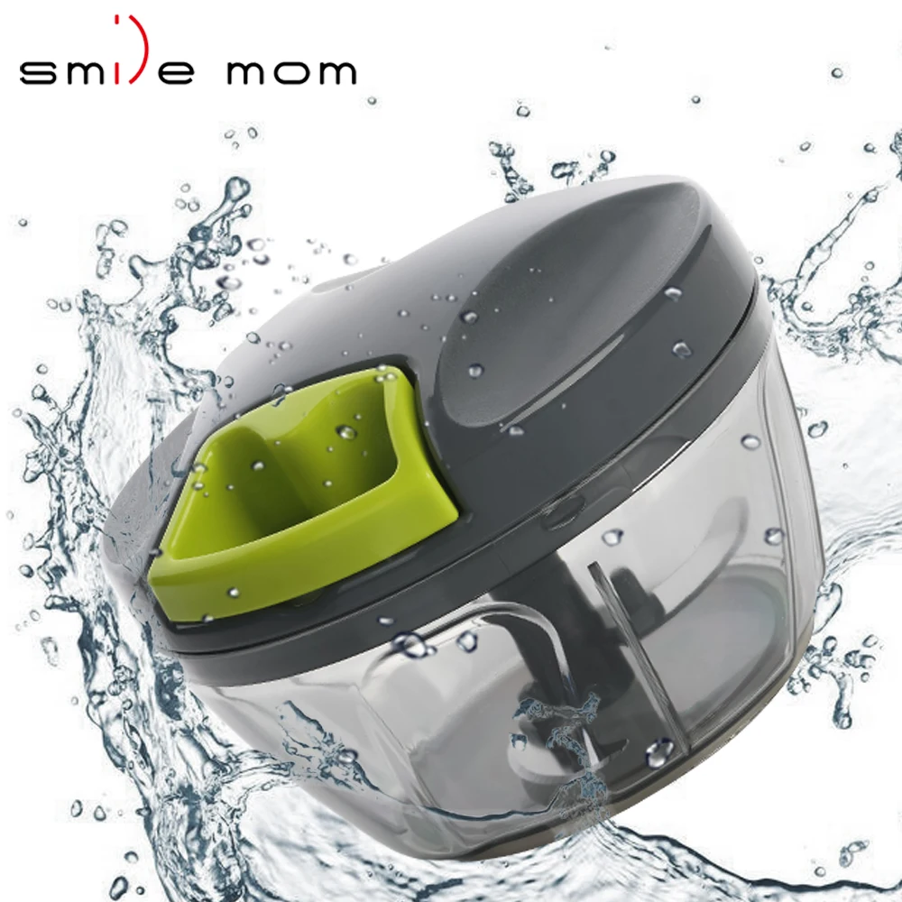 
 Ручной измельчитель еды A372 с 3 лезвиями и блендером, овощерезка, слайсер  