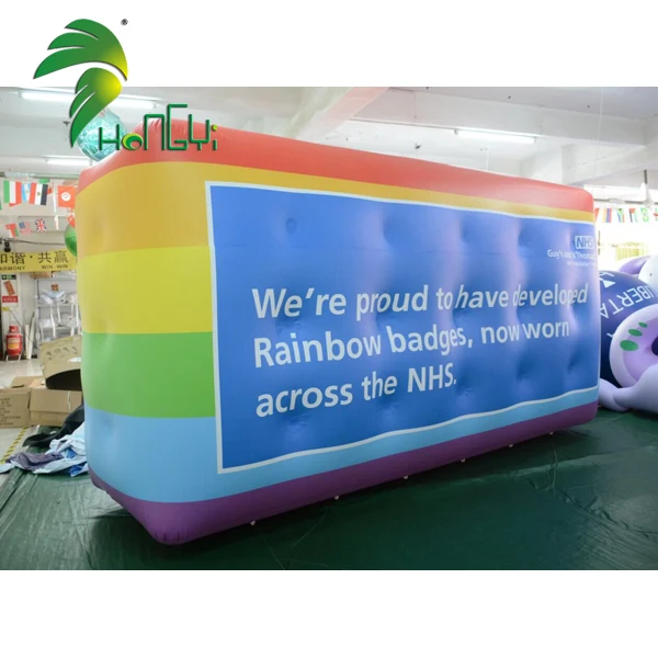 Advertising Billboard Inflatable Rectangle Balloon , Promotion Event Inflatable Square Balloon for Sale