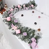 1.8 meters flocking rattan + pink accessories