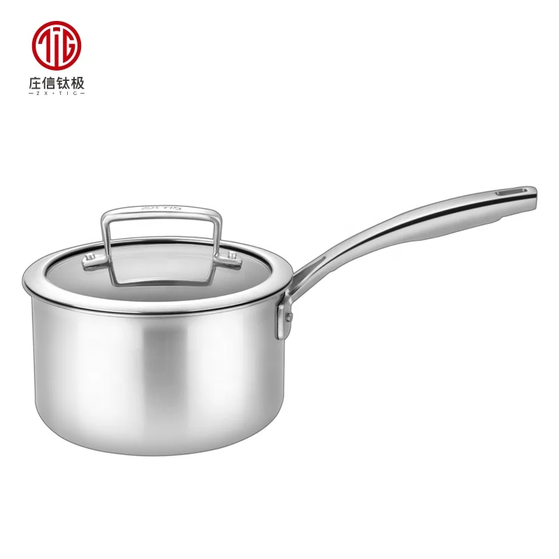 Pure Titanium 16cm Restaurant Gas Wok Cooker Induction Mini Wok Japanese Wok Pan