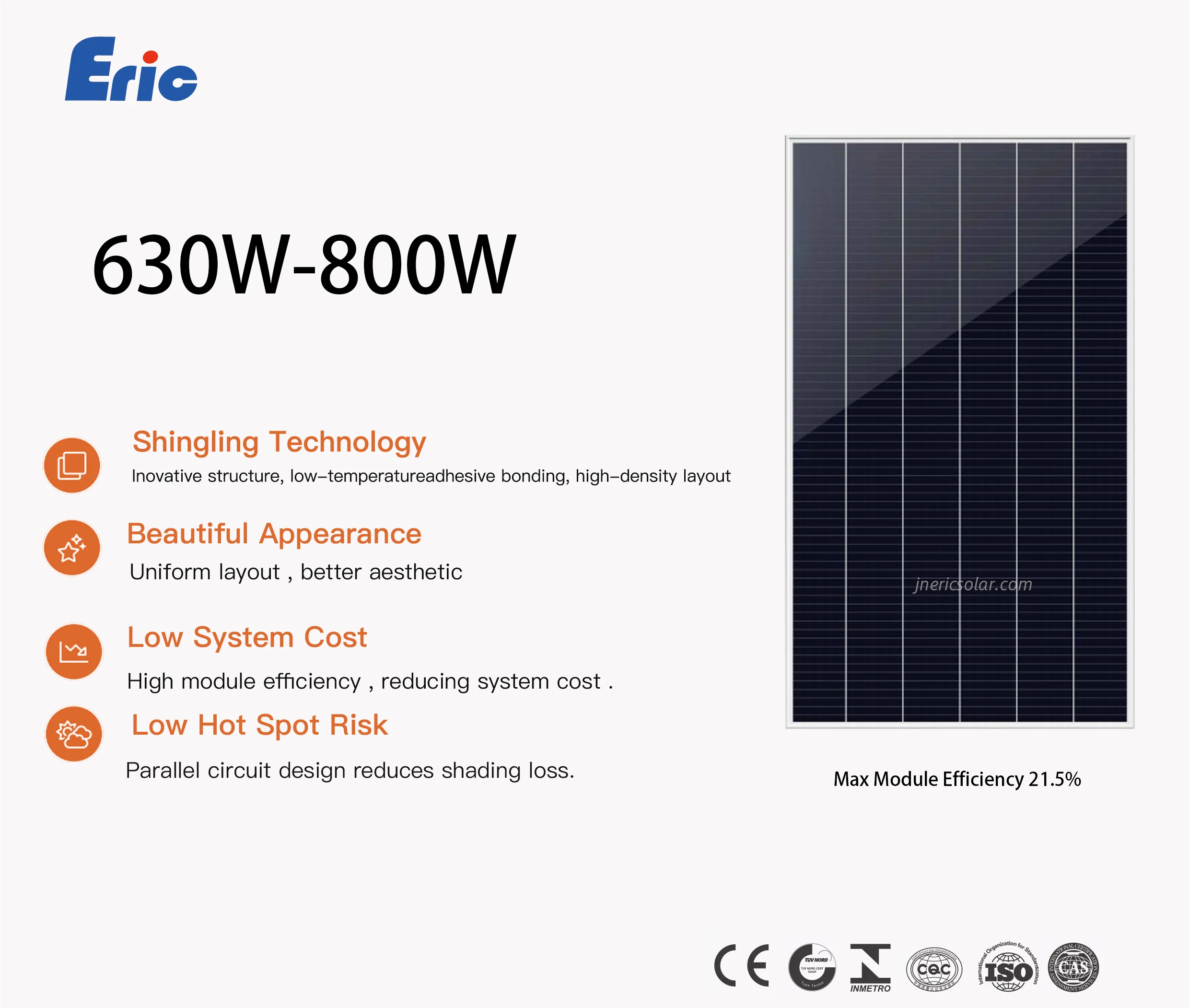Top Grade 800w Shingled Mono 800watt Solar Panel Poland With All ...