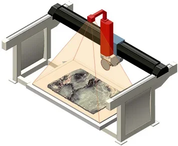 Hualong Machinery  Stone Cnc 5 Axis Stone Cutting and Engraving Machine Cnc Stone Cutting Machine China