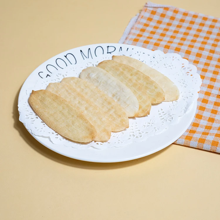 Пополнить питательный вкусный детский рисовый крекер есть с фруктовым пюре